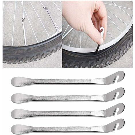 Wukesify Mtb Pince à pneus – Levier de pneu de vélo de route – Avec poignée  antidérapante Outil de retrait de pneus Design boucle de sécurité pour les  amateurs de cyclisme 