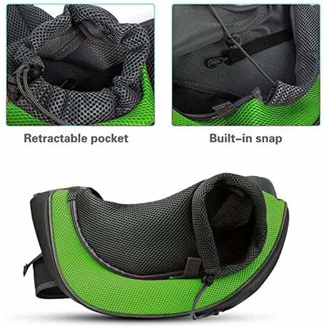 Porte-Chiot, Écharpe en Maille Respirante pour Chien, Sangle Réglable,  Porte-Chien Souple, Durable, Mains Libres, Porte-Voyage, Étanche, pour  Chiens