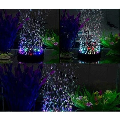 vidaXL Lampe LED de bulles d'aquarium RVB 94 cm