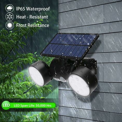 Lampe Solaire Extérieur Waterproof Puissante Jardin Détecteur