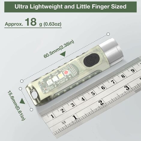 Mini lampes de poche Aurora avec 9 lumières DEL ultra brillantes.