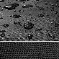 noir, 134 x 66 x 89 cm résistant à la poussière MIANBAO Housse de protection en tissu Oxford 210D pour banc de jardin avec sangles latérales coupe-vent pour canapé de jardin anti-UV imperméable 