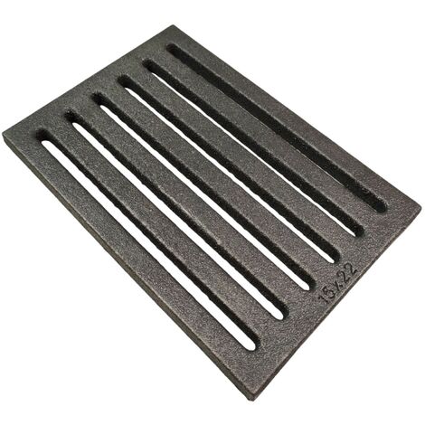 Grille à cendres A pour poêles cheminée ambiente a3 RLU – Fonte – Dimensions 220 x 150 x 10 mm – Encastrable, montage rapide – Kaminxpert