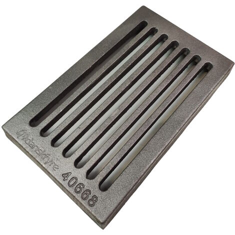 Grille à cendres pour poêles à cheminée – Fonte de haute qualité – Dimensions 254 x 154 x 30 mm – Montage ultra-rapide – Kaminxpert