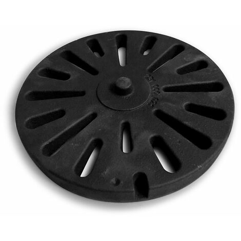 SEZAM Grille de cheminée, de foyer, rectangulaire en fonte 36 x 26 cm - Bricolage