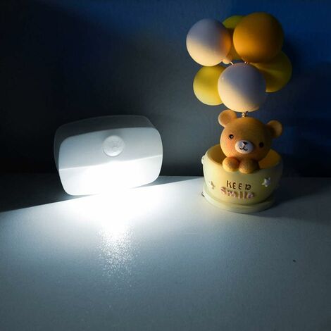 Lumière de détecteur de mouvement,paquet de 2 Veilleuse PIR LED Auto On Off,Applique murale,Lampes de placard,Lumières sres pour escaliers,couloir,salle de bain,cuisine,armoire  [Classe énergétique A+