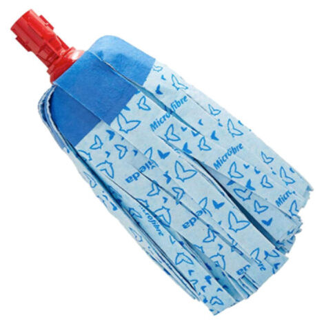 Serpillère VILEDA laminée à ancrage universel - bleue