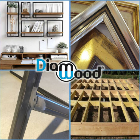 Étau D'Angle Droit Diamwood - 95x70mm - Serrage Double Pivot - Fonte Aluminium