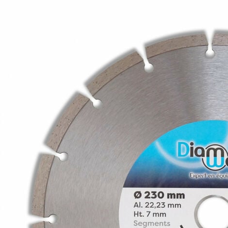 Lame diamant 125mm Fine Wet and Dry Cutting, Diamond Cutting Disc  Professional Circular Saw Blade pour carrelage granit céramique marbre  (125mm rouge)