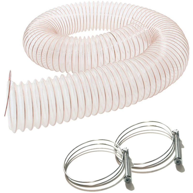 Tuyau Aspiration PURTON-SL 60mm - Antistatique, Léger, Pour Bois/Poussière