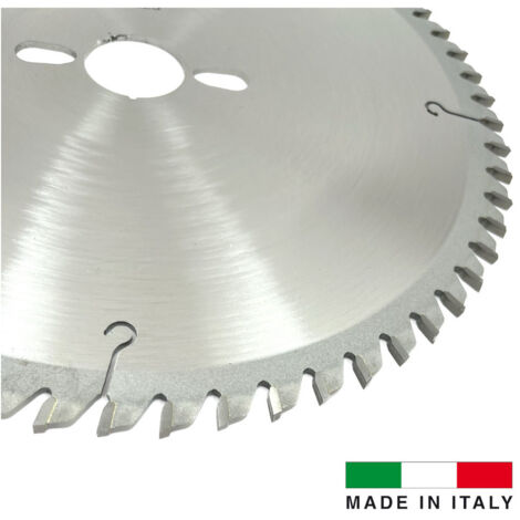 FIRST ITALIA Lame de Scie Circulaire HM D. 250 mm avec Denture Alternée 60 dents - Alésage 30 mm - Épaisseur 3.2 mm - Pour Bois Tendre et Exotique