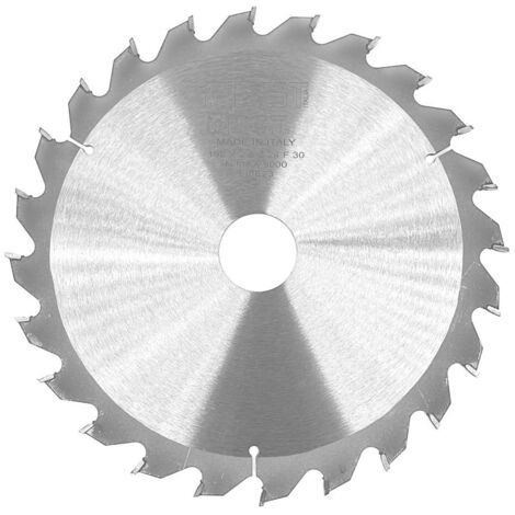 FIRST ITALIA Lame de Scie Circulaire HM D. 190 avec denture alternée - D. 190 mm - Al. 30 mm - Idéale pour la coupe du bois tendre et exotique - Fabrication italienne haut de gamme
