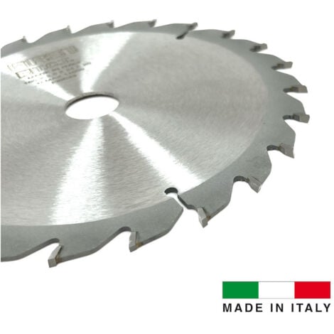 Lame de Scie Circulaire HM D. 160 mm Alésage 20 mm epaisseur 2,5 mm FIRST ITALIA Z24 Alt pour coupes de bois tendre et exotique - Haute performance - Finition de qualité