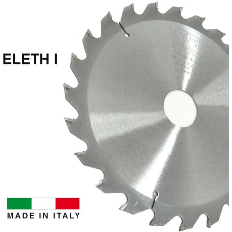 FIRST ITALIA Lame de Scie Circulaire HM D. 180 mm avec denture alternée - Alésage 30 mm - Épaisseur 2,5 mm - Idéale pour bois tendre et exotique