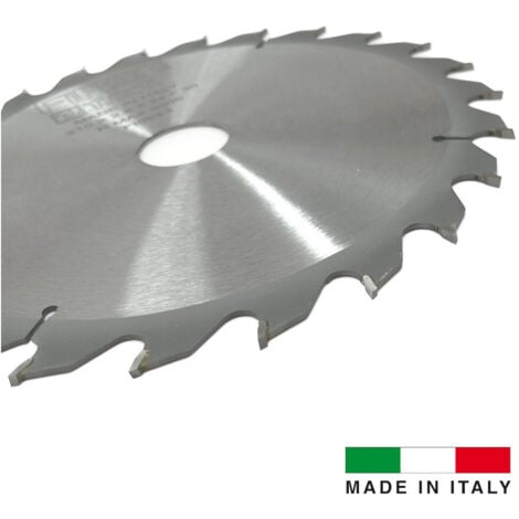 FIRST ITALIA Lame de Scie Circulaire avec Denture Alternée - D. 210 mm - Alésage 30 mm - Idéal pour Bois Tendre et Exotique - Fabrication Italienne