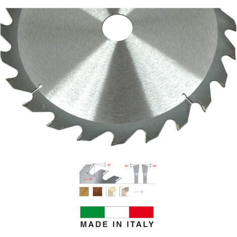 Lame de Scie Circulaire HM D. 235 x Al. 30 x ép. 2,8/1,8 mm x Z24 Alt pour Bois - ELETH I - FIRST ITALIA