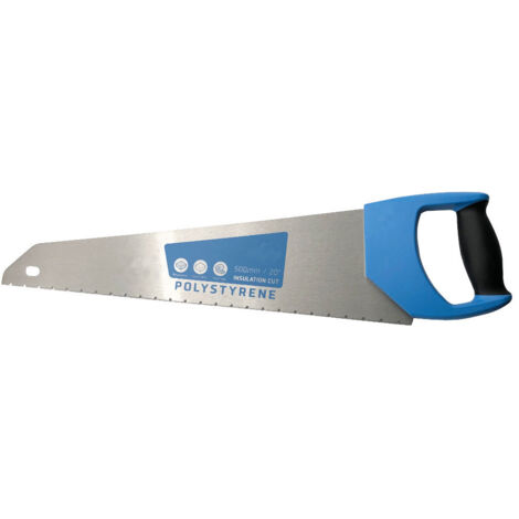 Diamwood Scie à Main avec Denture Spécifique - 500 mm - 630 x 25 x 125 mm - Ép. 1 mm - 13 TPI - Découpe de Matériaux Isolants tels que Polystyrène, Laine, Mousse PUR (1/5)
