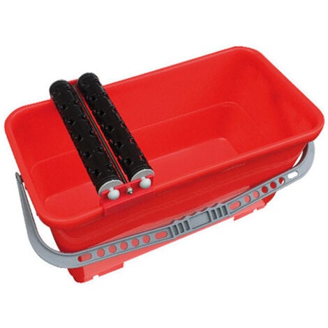 Diamwood Kit PRO Spécial Carreleur avec Bac 24 Litres - 520 x 260 x 260 mm - Bac en plastique PP avec Accessoires pour Carrelage - Pratique et Durabile