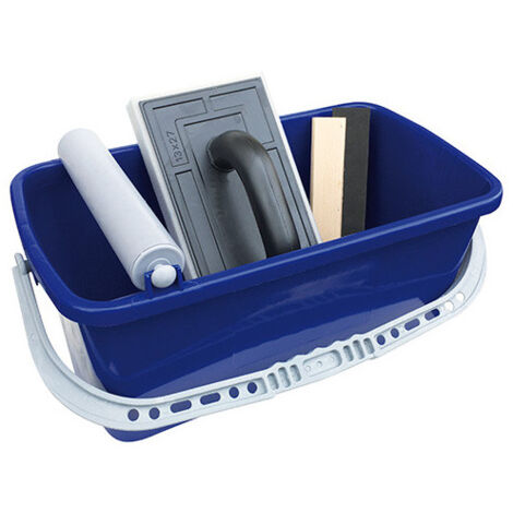 Kit Spécial Joints de Carrelage avec Bac 12 Litres + 2 Accessoires - Diamwood (1/5)