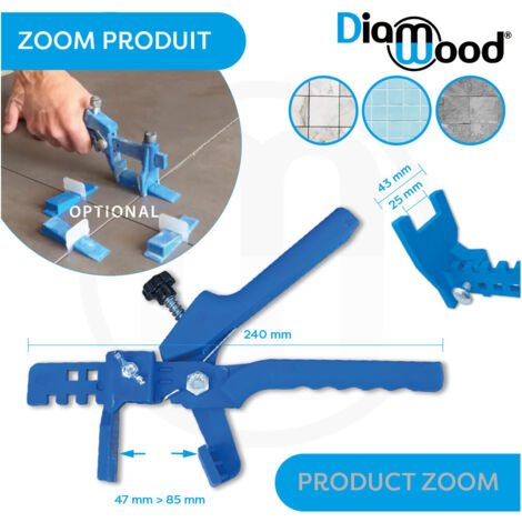 250 Croisillons Autonivelants 3 Mm (carreaux 3-23 Mm) Visnivel