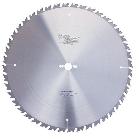 Diamwood Lame de scie circulaire en carbure professionnel - 500 x 30 mm - épaisseur 4 mm - 44 dents - spécialisée pour la coupe du bois de chauffage et d'autres bois naturels
