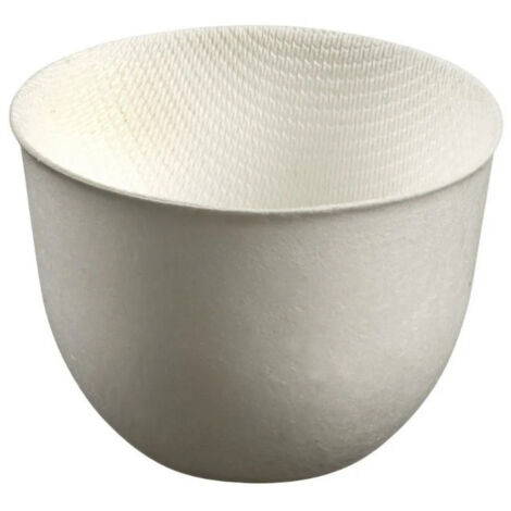 D-Work Verrines Tulip 70ml Bagasse Écologique - 50 unités - Dimensions D.57 x Ht.39mm - Idéales pour Événements - Résistantes et Compostables - Utilisation Chaude ou Froide (1/3)