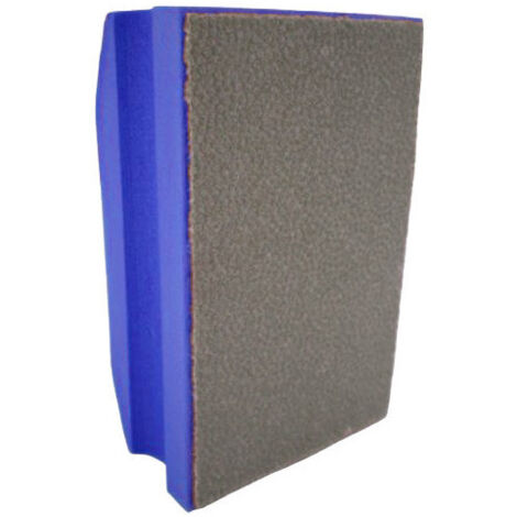 Diamwood Cale À Poncer Manuelle Diamantée Grain 800 - Dimensions L. 90 x 55 mm - Adaptée au Granit, Marbre, Grès Cérame, Verre - Utilisation à Eau ou à Sec - Couleur Bleue