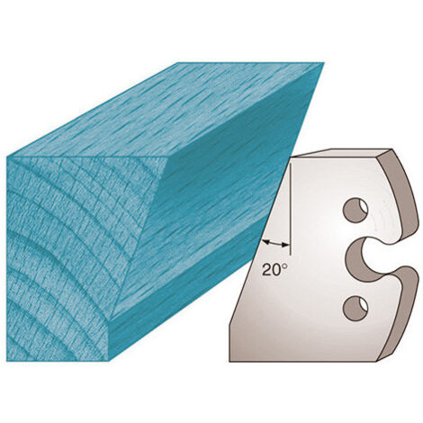 Jeu De 2 Fers Profilés M200 Hauteur 50 X 5,5 Mm - Pour Porte-outils De Toupie - Acier SP, Entraxe 24 Mm