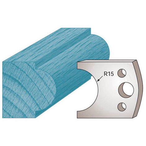 Jeu De 2 Fers Profilés Pour Toupie - Hauteur 50mm, épaisseur 5.5mm, Entraxe 24mm - Pour Porte-outils Hauteur 50 (feuillure M200)