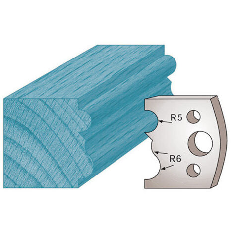 Diamwood Jeu de 2 fers profilés spécial cadre Ht. 40 mm Acier SP - 40 x 4 mm - Épaisseur 4 mm - Moulure pour porte-outils de toupie qualité professionnelle (1/2)