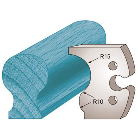 Diamwood – Jeu de 2 fers profilés Acier SP pour porte-outils de toupie – Dimensions 50 mm x 5,5 mm – Épaisseur 5,5 mm – Compatible CMT, LEMAN, KITY