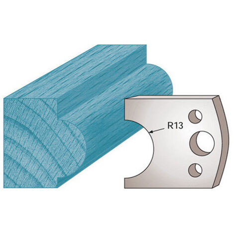 Diamwood Jeu de 2 fers profilés Ht. 40 x 4 mm mouton M119 pour porte-outils de toupie - 40 mm - 40 x 4 x 13 mm - 4 mm - Mouton - Acier haute qualité professionnelle