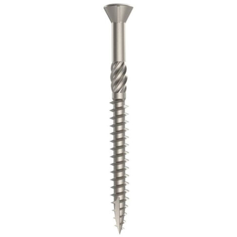 VBA Vis bois agglo Inox A2 Tête ronde TR 5X60 TORX T25
