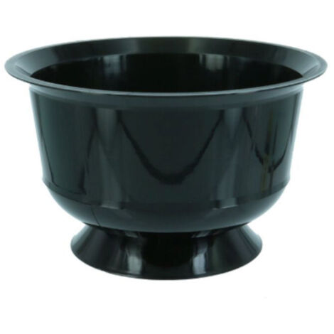 D-Work Coupelles à Dessert à Pied en PP Réutilisables - Lot de 600 - 9,5 cm Diamètre x 5,7 cm Hauteur - 155 ml - Couleur Noire - Résistance à la chaleur jusqu'à 70°C (1/3)