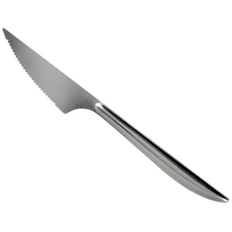 D-Work Lot de 50 Couteaux Acier Inoxydable Léger 18,1 cm - Qualité Alimentaire - Réutilisables et Solides - Parfaits pour Cantines, Restaurants, Buffets, Écoles et Collectivités