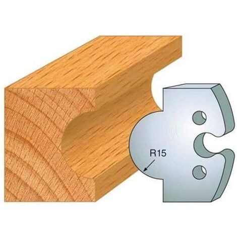 Jeu De 2 Fers Profil/Contre-Profil M232 Ht.50 Mm – Diamwood Platinum – Pour Toupie – Rainure Languette 6 Mm