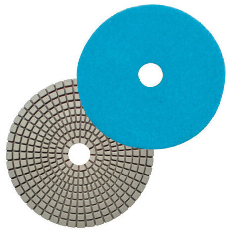 Pad de polissage diamanté à sec auto-agrippant D.125 mm x Gr. 400 - Béton - Diamwood (1/2)