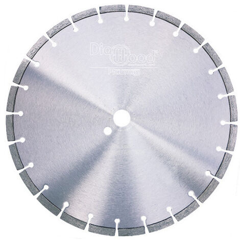 Disque Diamant Pro BLACK CROW D. 350 x Al. 25,4 x Ht. 10 mm - Granite, Marbre, Pierre, Béton Armé - Diamwood (1/2)