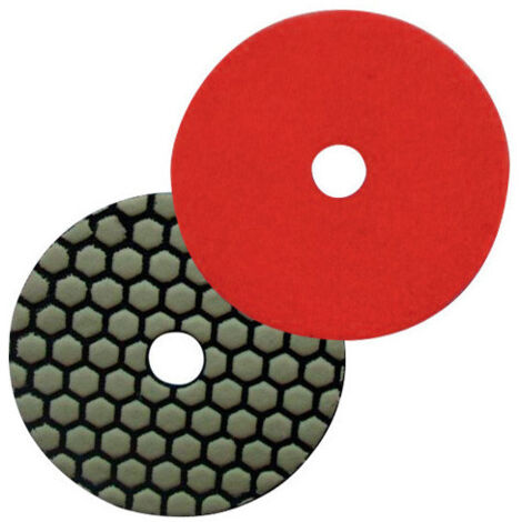 Pad de polissage diamanté à sec auto-agrippant D.125 mm x Gr. 1500 - Granit, marbre, pierre naturelle - Diamwood