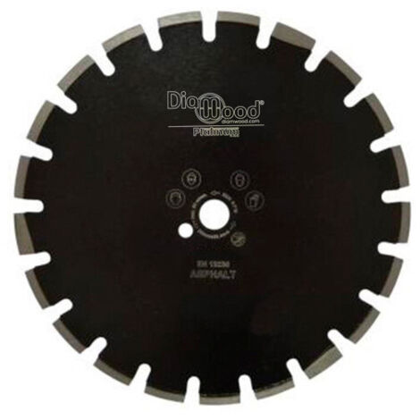 Disque diamant U-SLOT ROAD D.350 x Al. 25,4 x Ht. 10 mm - Asphalte, béton frais - Diamwood (1/2)