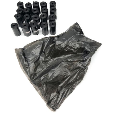 Animood Sacs à Crottes Chiens avec Protection Anti-Fuite - 400 Sacs (20 Rouleaux) - 35 x 30 cm - Épaisseur 8 microns - Compatible Pelle Animood - Couleurs Variées