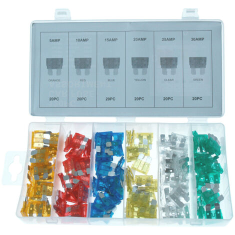 Coffret 120 PCS Fusibles de 5 à 30 A - 833013 - Beast