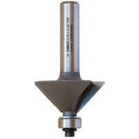 Diamwood Mèche à chanfreiner 45 degrés avec carbure micrograin - 1 pièce - Diamètre 30 mm - Longueur totale 53 mm - Longueur utile 10 mm - Queue 8 mm - Conception professionnelle