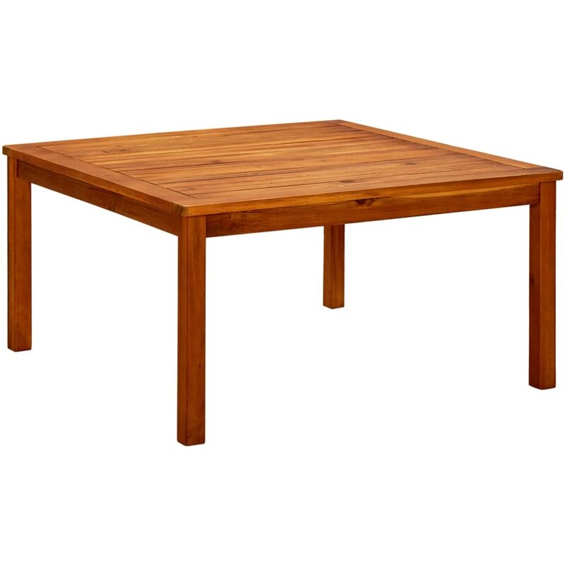 Tavolino da Giardino 85x85x45 cm in Legno Massello di Acacia