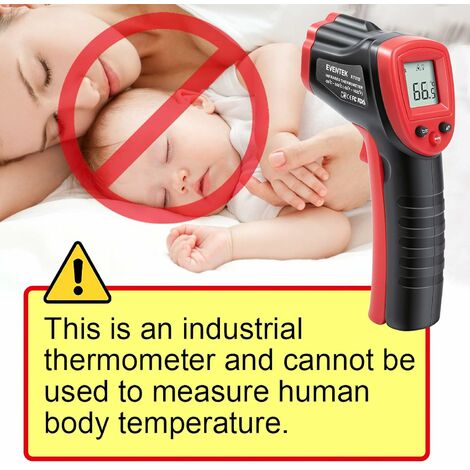 (Non per l'uomo) termometro a infrarossi misuratore di temperatura Laser  industriale termometro IR misuratore di temperatura del latte dell'acqua