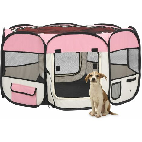 EASYCOMFORT Recinto per Cani e Animali Domestici da Esterno con Copertura  Impermeabile, 230x230x175 cm