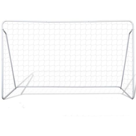 2 Porte Da Calcio Per Bambini Con RetiI Pallone Pompa Picchetti 130 X 58 X  100