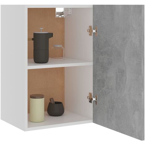 vidaXL Armadio Sospeso Grigio Cemento 80x31x60 cm in Truciolato :  : Casa e cucina