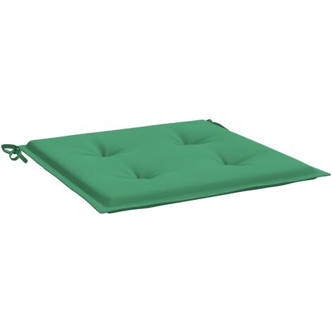 vidaXL Cuscini per Sedie 2 pz Verdi 120x50x3 cm in Tessuto