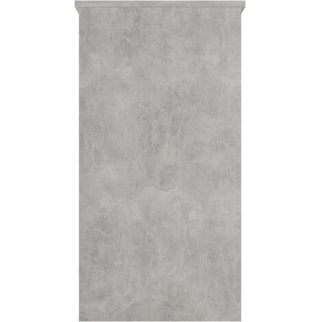 Scrivania Grigio Cemento 80x40x75 cm in Truciolato